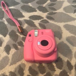 Cute pink instax mini 9!!